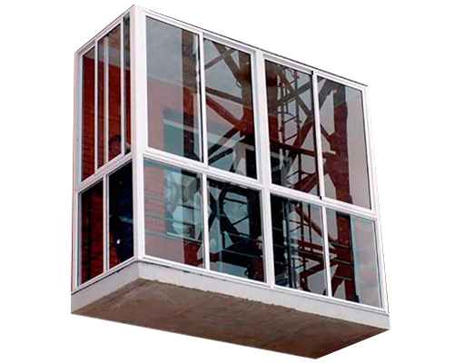 Алюминиевое остекление балконов в Звенигороде